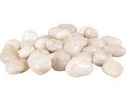 Aqua Della Aquarium Stenen - Witte Keien - 1kg - 2-6cm