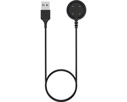 Bandz smartwatch oplader geschikt voor Polar Ignite / Ignite 2 / Grit X / Grit X Pro / Vantage M / M2 / M3 / Vantage V / V2 - USB-A oplader - Magnetische oplader - 100cm oplaadkabel met USB-A aansluiting (zwart)