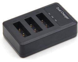 Mcoplus Acculader Triplecharger USB voor Sony NP-BX1