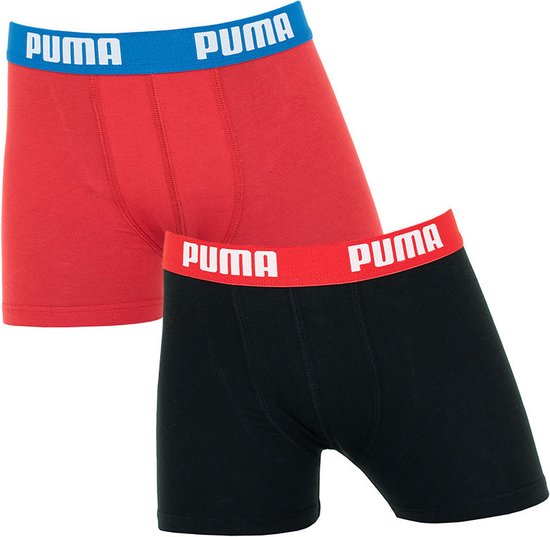 PUMA jongens 2P boxers zwart & rood II - 146/152