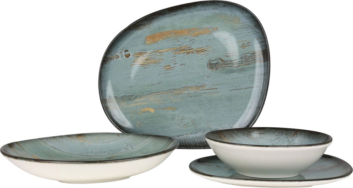 Bonna Serviesset - Madera - 24 delig - 6 persoons - Porselein