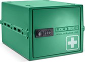 Lockabox One™ Afsluitbare Medicijnkast - Opbergbox met Cijferslot - Groen