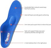 Orthopedische inlegzolen Steunzool inlegzolen Comfortabele Inlegzolen voor platte voeten 44-45