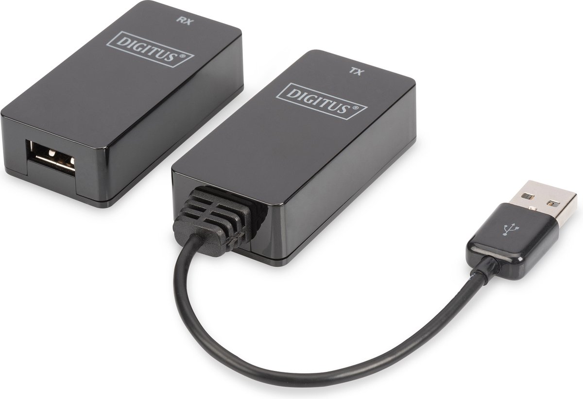 Digitus DA-70139-2 Extender (verlenging) USB-A 1.1 Via netwerkkabel RJ45 45 m