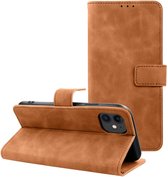 Case2go - Telefoonhoesje geschikt voor iPhone 11 - Wallet Book Case - Met Magnetische Sluiting - Bruin