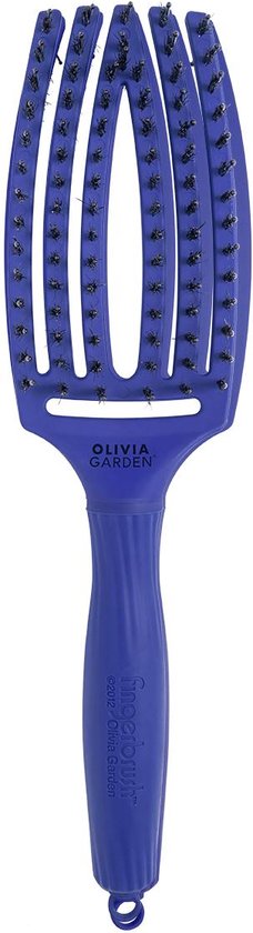 Olivia Garden - FingerBrush Boar & Nylon - Blue Jeans