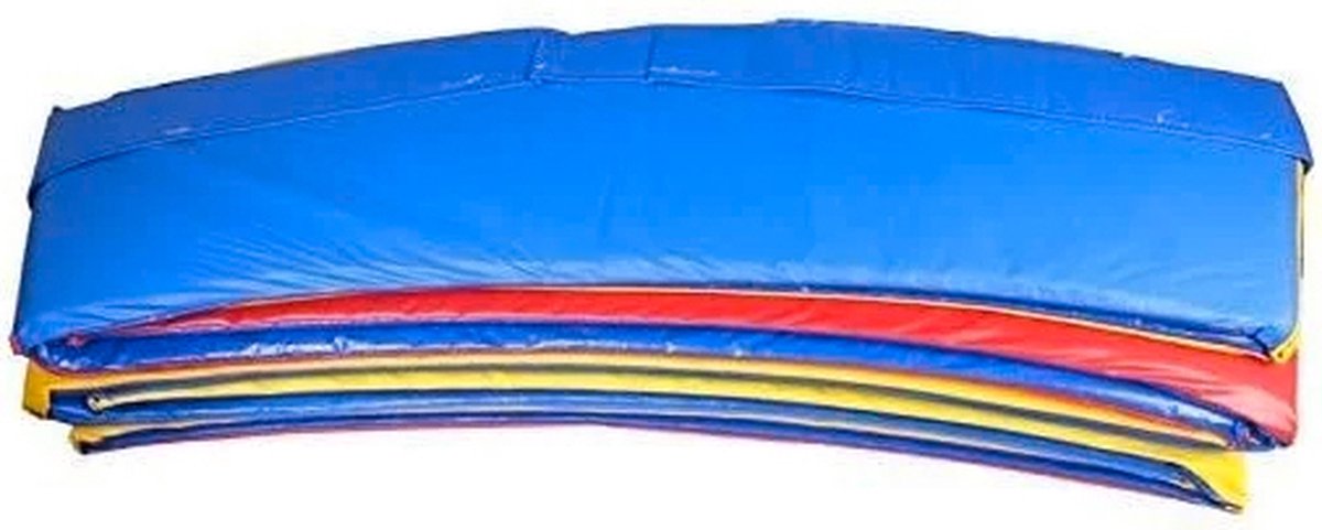 Viking Sports - Trampoline rand - 244 cm - pvc - rood geel blauw — afbeelding 8