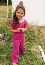 LOOXS Little 2412-7641-222 Meisjes Broek - Maat 98 - Fuchsia van 100% COTTON