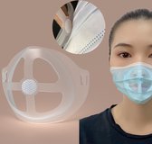 Support de masque 3D  | Protection Rouge à lèvres et Maquillage | per stuk Support 3D pour masque facial jetable et lavable | pour une respiration confortable |  Réutilisable et lavable