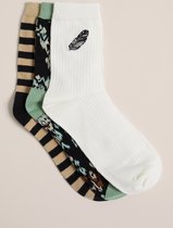 WE Fashion Dames sokken, 3-pack