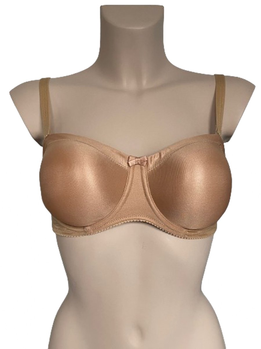 PrimaDonna Satin Strapless Bh 0161331 Cognac - maat EU 75D / FR Huidkleur