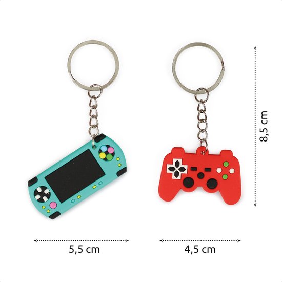 Isa's Friends® - Cadeaux à distribuer Porte-clés Jeux - 48 pièces - Treat