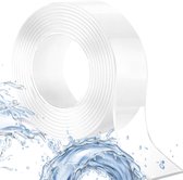 Springos Dubbelzijdige Nano Tape - 2 Meter - Herbruikbaar - Waterproof