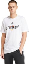 adidas Performance UEFA EURO24™ Duitsland T-shirt - Heren - Wit- M