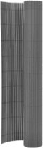 vidaXL-Tuinafscheiding-dubbelzijdig-110x400-cm-grijs