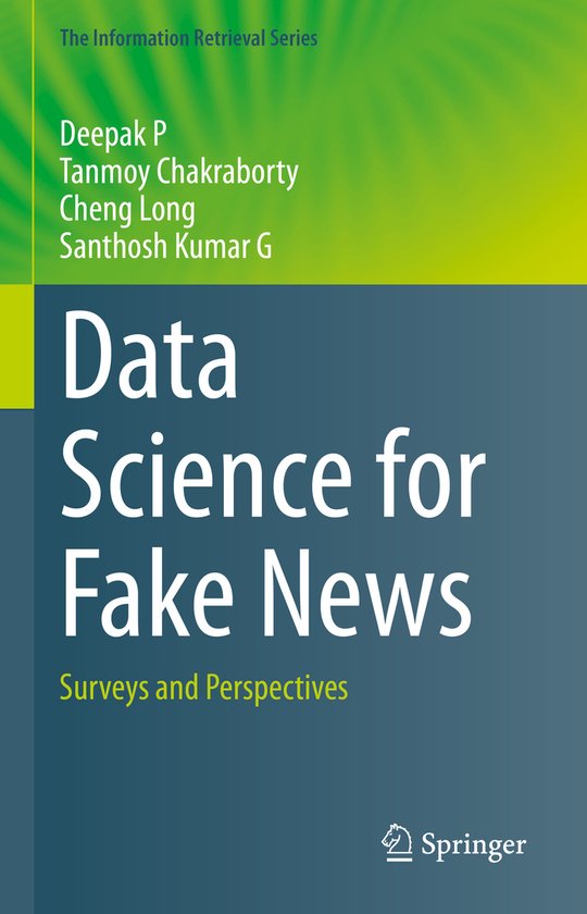 Data Science for Fake News - cover