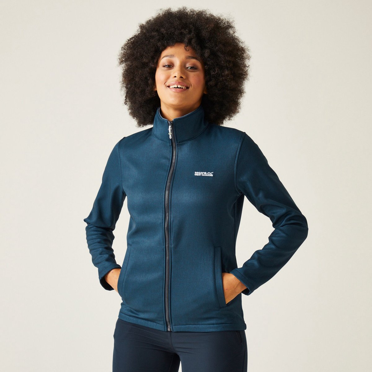 Windjack Hiking Dames Connie V Blauw