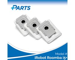 iRobot Roomba i5+ Stofzakken (3 Stuks, Plus.Parts® alternatief voor 4626194 / 4640235)
