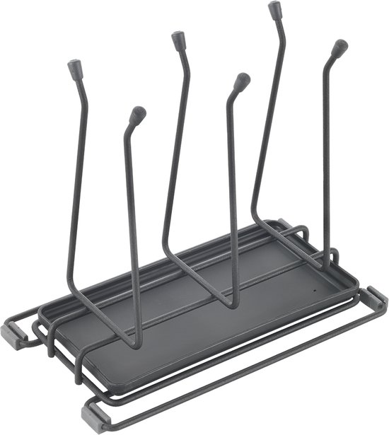 Metaltex - Égouttoir Bottle Up - Pour bouteilles - Biberons - Bouteilles SodaStream - Thermos - Avec bac de récupération - 25 x 14 x 22 cm