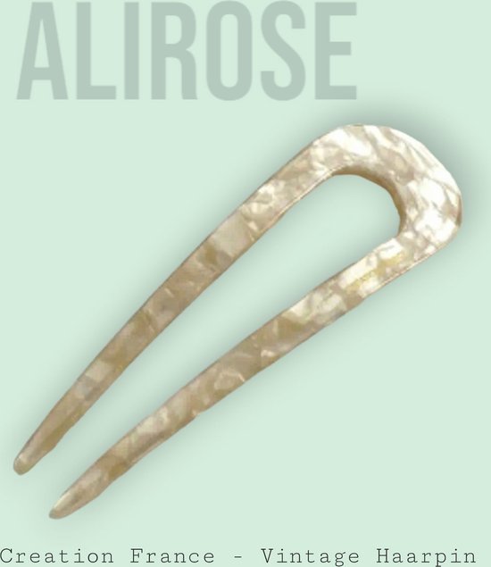AliRose - Antieke Stijl - Haarspeld - U vorm - Haarvork - Creme