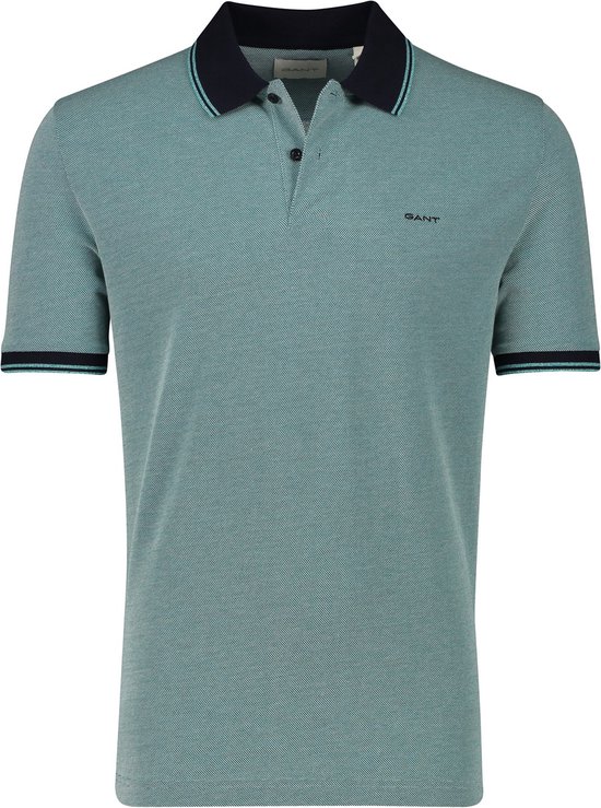 Gant poloshirt korte mouw turquoise