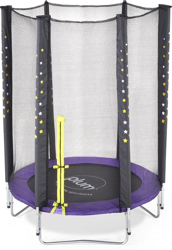 Plum Stardust Trampoline met Veiligheidsnet