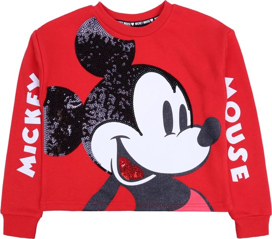 Sweat Mickey Mouse rouge DISNEY