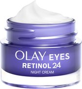 Olay Retinol 24 Nacht Oogcrème - Parfumvrij - Anti-Veroudering Verzorging voor Donkere Kringen - 15 ml