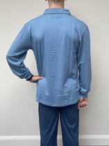 Cocodream/outfitter-heren katoenen pyjamaParisina Blue-XXL