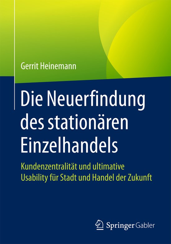 Die Neuerfindung des stationären Einzelhandels - cover