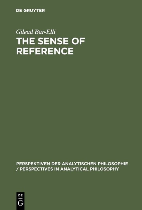 Sense Of Reference - cover