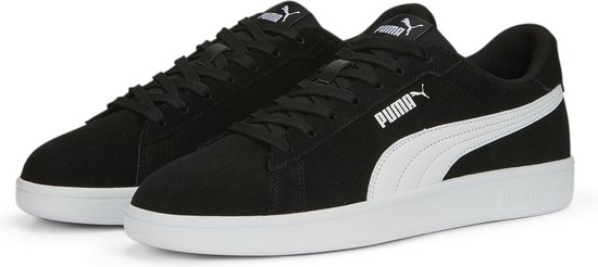 PUMA PUMA Smash 3.0 Unisex Sneakers - Puma Black-Puma White - Maat 40
