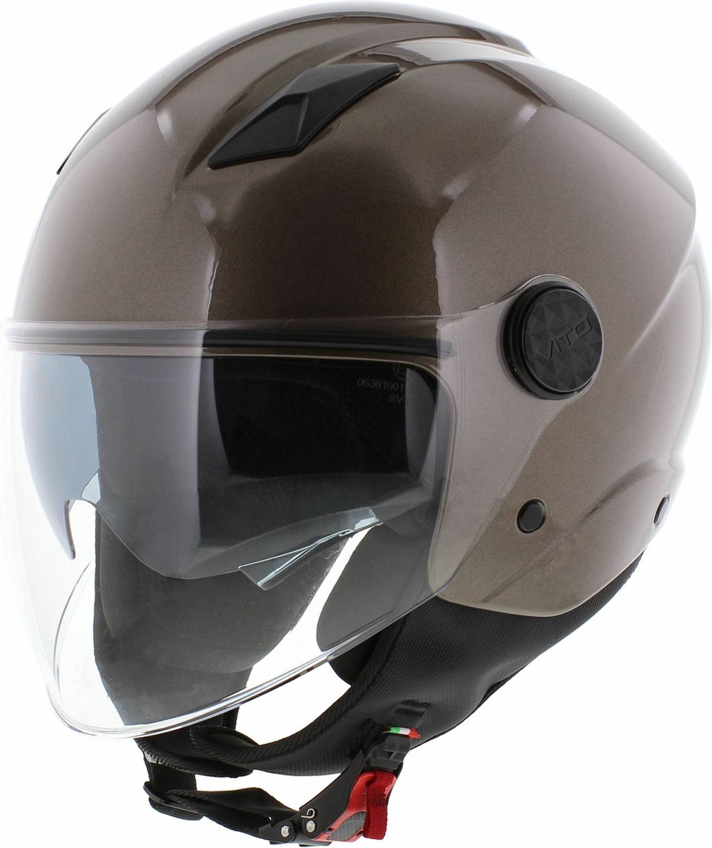 Vito jet helm Sarenta Brons Bronzo S