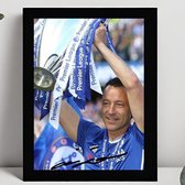 John Terry Ingelijste Handtekening – 15 x 10cm In Klassiek Zwart Frame – Gedrukte handtekening – Voetbal - Football Legend - Chelsea FC - Premier League Winner