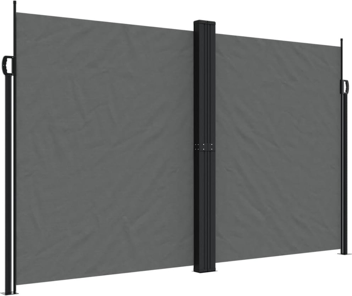VidaXL Tuinscherm uittrekbaar 200x1200 cm antracietkleurig