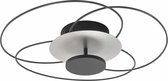 HighLight plafondlamp Fiore - zwart / staal