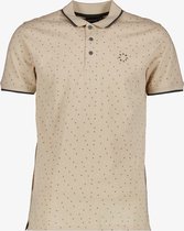 Unsigned heren polo met print beige - Maat XXL