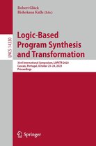 Lecture Notes in Computer Science 14330 - Logic-Based Program Synthesis and Transformation