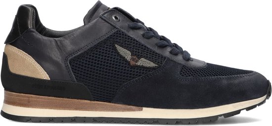 PME Legend Lockplate Lage sneakers - Heren - Blauw - Maat 42