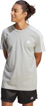 adidas Sportswear Essentials Single Jersey 3-Stripes T-shirt - Heren - Grijs- 3XL