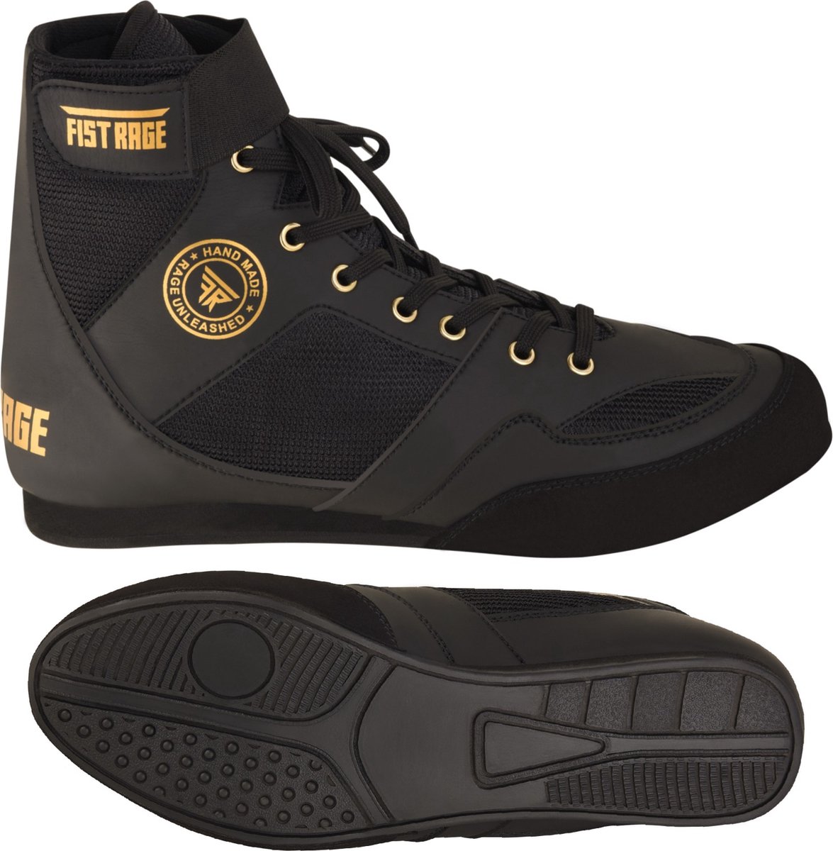 FISTRAGE LOW TOP Boksschoenen - Zwart /Goude 45