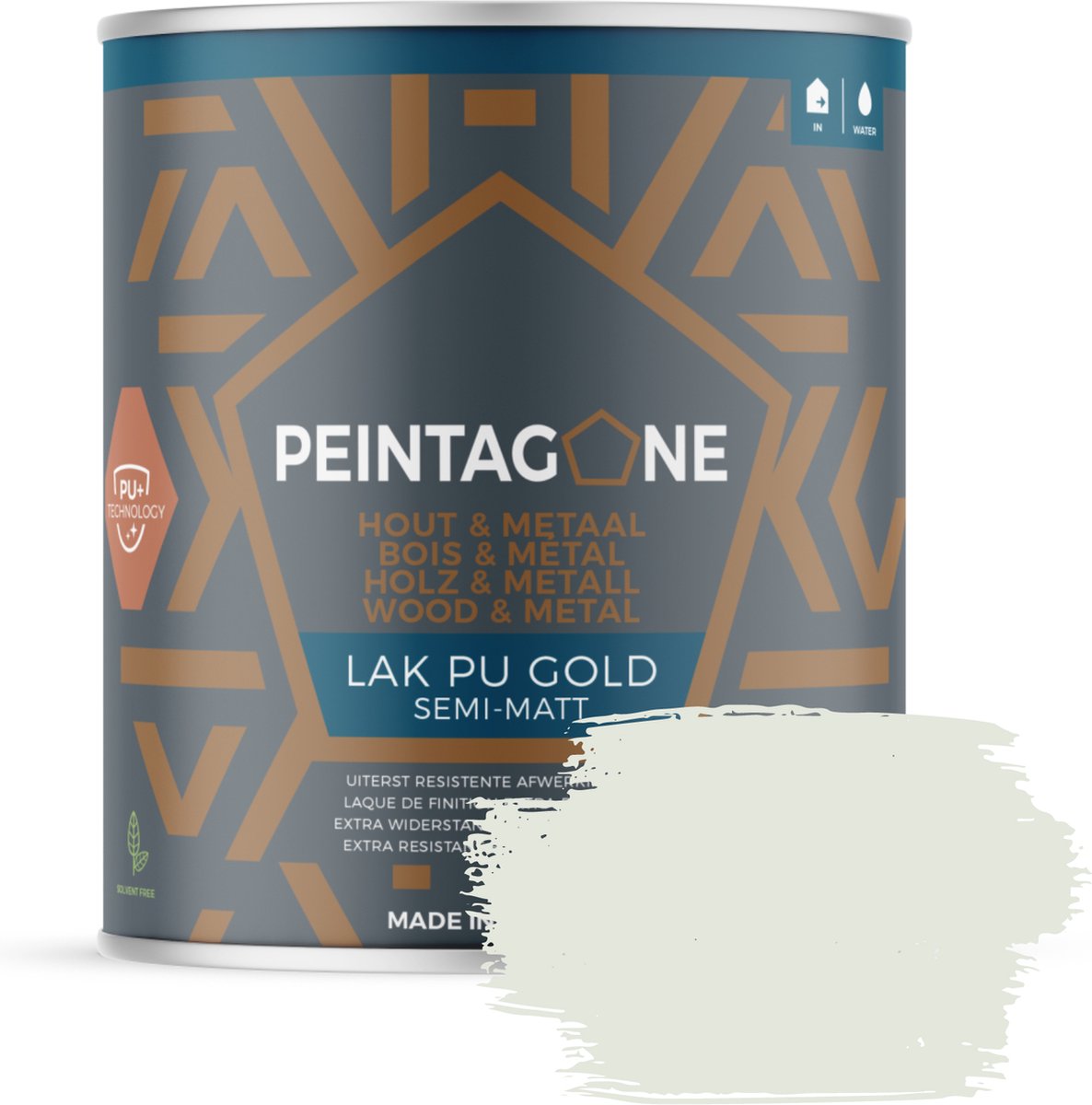 Peintagone - Lak PU Gold Semi-Mat - 2,5Liter - PE043 Monday