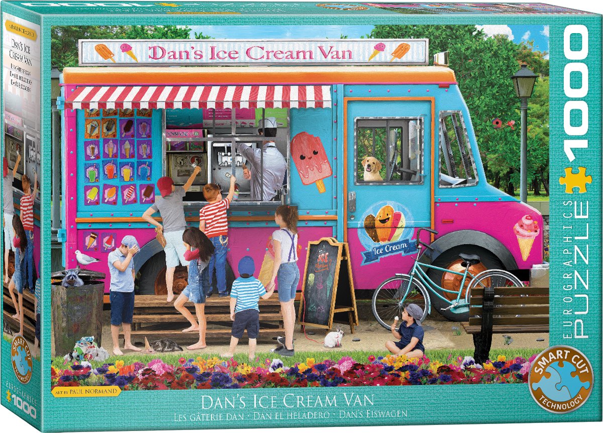 Dan's Ice Cream Van Puzzel (1000 stukjes)