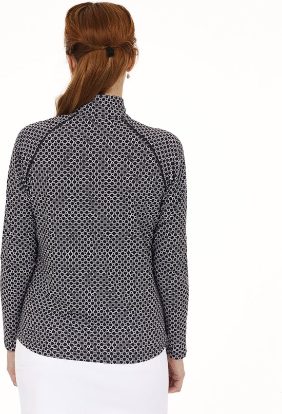 Func Factory dames Longsleeve full zip Sheila zwart maat 46 van Func Factory — afbeelding 5