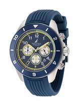 Nautica Nautica One Analog Watch Case: 100% Roestvrij Staal | Armband: 100% Siliconen 48 mm NAPNOS402, NAPNOS403