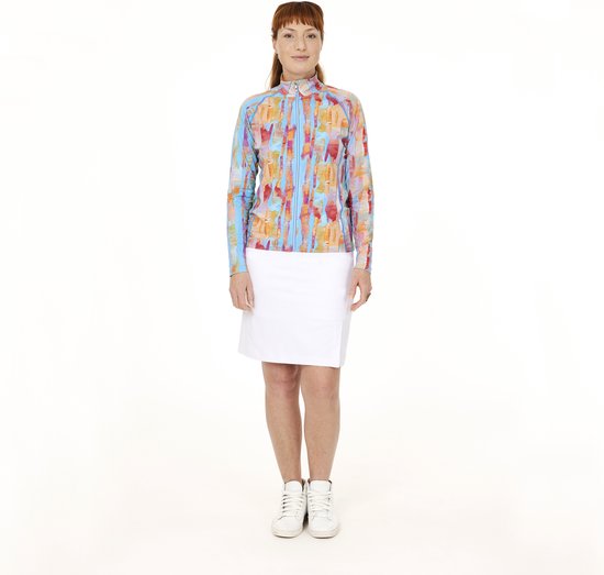 Func Factory dames Longsleeve full zip Sheila paint maat 36 van Func Factory — afbeelding 3