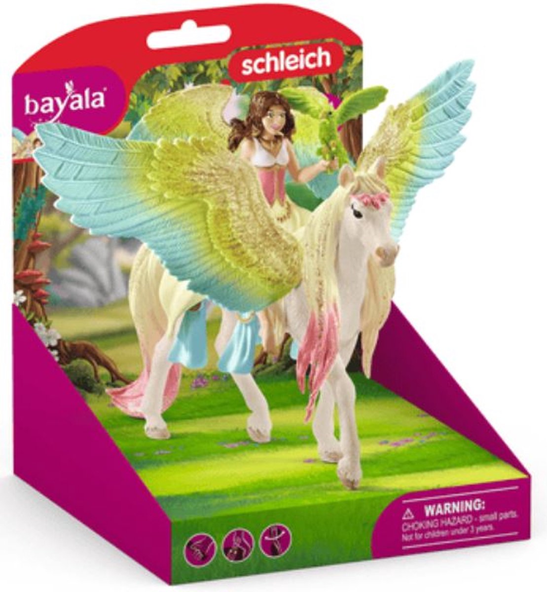 schleich BAYALA - Surah met glitterpegasus - Speelfiguur - Kinderspeelgoed voor Jongens en Meisjes - 5 tot 12 jaar - 70566 — afbeelding 6