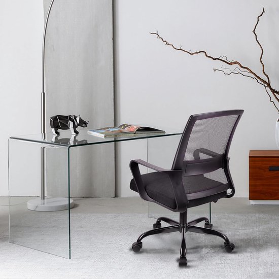 Verstelbare Ergonomische Bureaustoel met Mesh Rugleuning en Lumbaalsteun