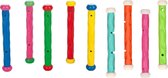 Duikstaven set - 9 stuks - gekleurd - duik spelletjes - zwembad speelgoed