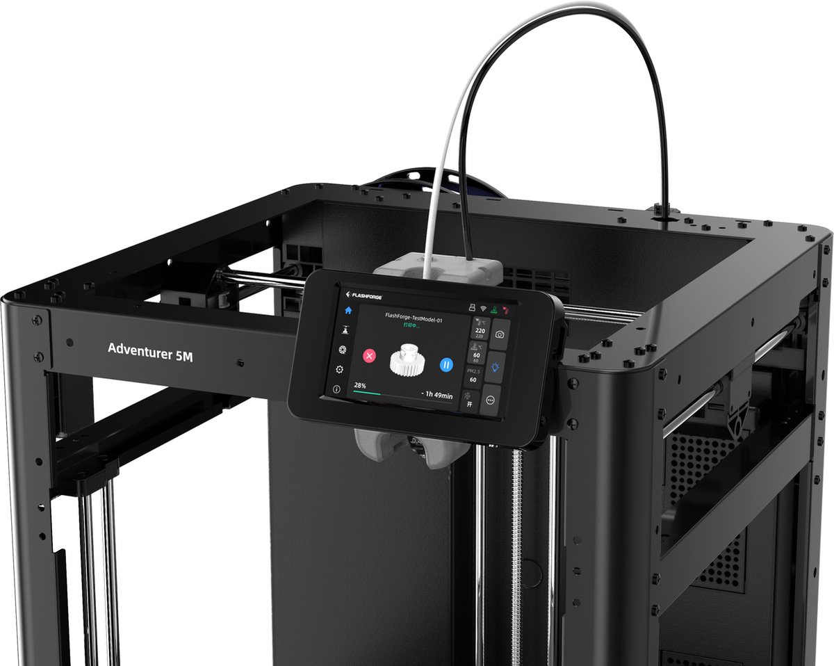 Flashforge Adventurer 5M High Speed 3D Printer 600mm/s Touchscreen – Kindvriendelijk - Quick-Detach Nozzle - 220×220×220 mm - WiFi - Smart App — afbeelding 3